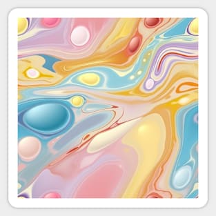 Abstract oil and water mix background Sticker